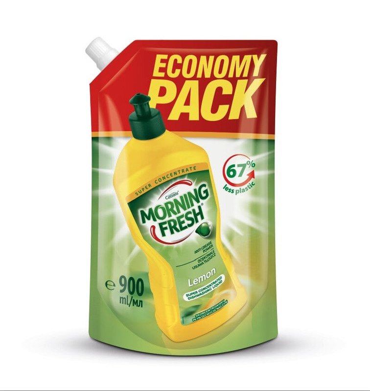 Засіб для ручного миття посуду MORNING FRESH Lemon 0,9л